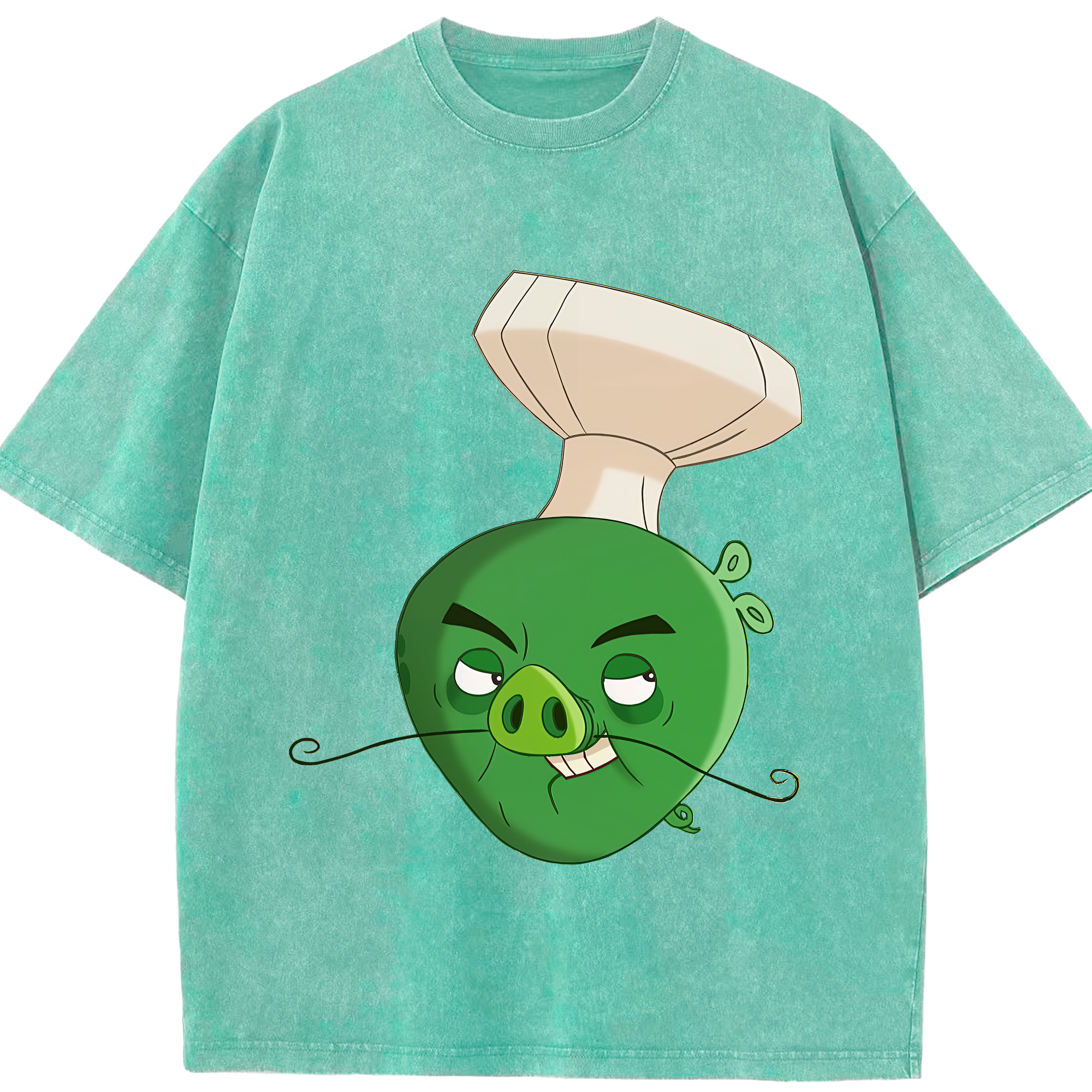 （画像用） Angry Birds アングリーバード 綿100% ヴィンテージ風 半袖Tシャツ（フロントプリント）